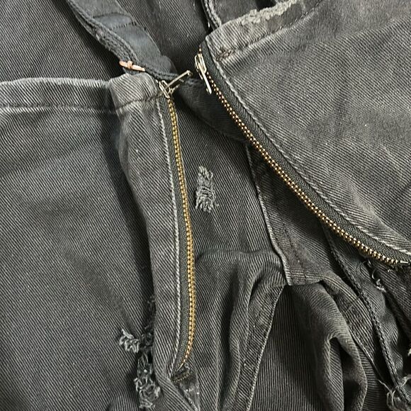 One Teaspoon Black Suspender Denim Jeans(Size 26) - Picture 6 of 11